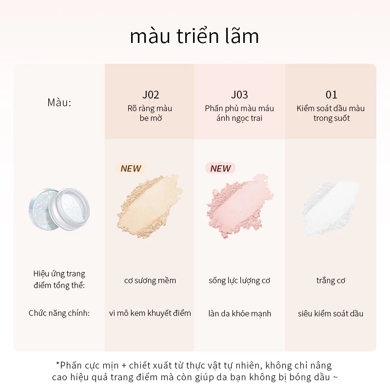 Phấn phủ Lemora Skin kiềm dầu chống thấm nước lâu trôi mềm mịn nhẹ nhàng - Ảnh 2